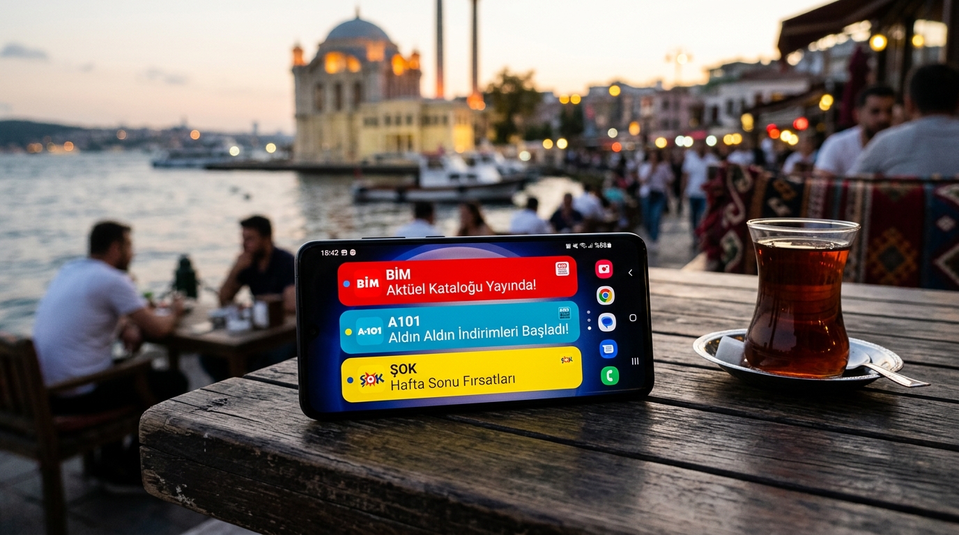 Aktüel ürünler yeni katalog anlık bildirim uyarısı